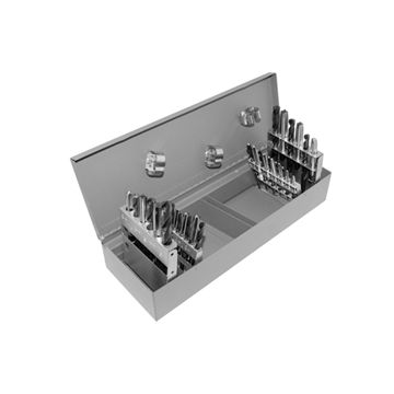 36PC. HSS NC/NF TAPS W/ HSS DRLS