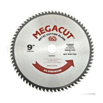 **9"X72Tx1" T.C. CIRCULAR SAW-ALUMINUM