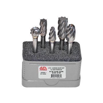 5PC. BURR SET FOR NON-FERROUS
