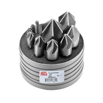 8PC 6FL 60DEG COUNTERSINK  SET
