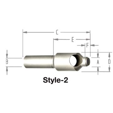 1/2X1/2X1/2 USA CNTRSNK & DBRNG TOOL