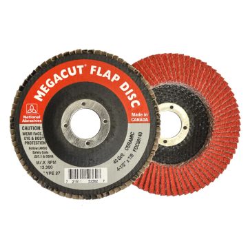4-1/2X7/8 60GR T29 CERAMIC FLAP DISC