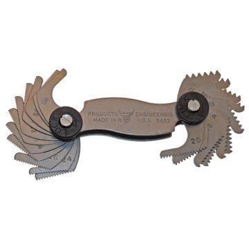 9-40 TPI PITCH GAGE