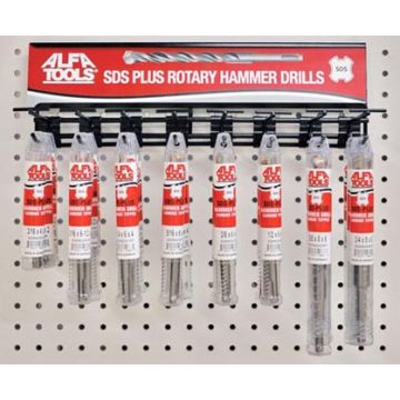 16 PC. SDS PLUS HAMMER DRILL DISPLAY