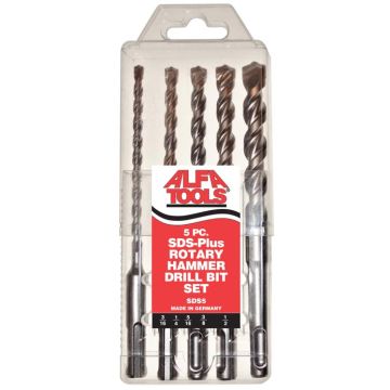 5 PC SDS-PLUS HAMMER DRILL BIT SET