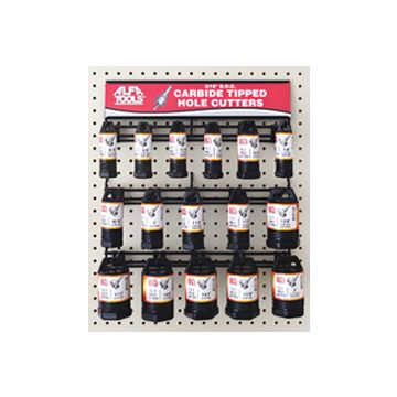 **16 PC 3/16 DOC CARBIDE HOLE CT DISPLAY