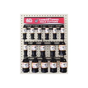 **16PC 1" DOC CARBIDE HOLE CUTTER DISPLY