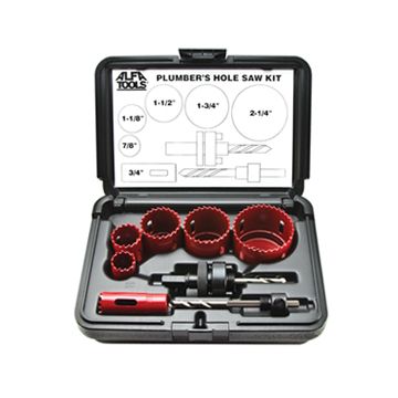 8PC.BI-MTL PLUMBERS HOLE SAW KIT