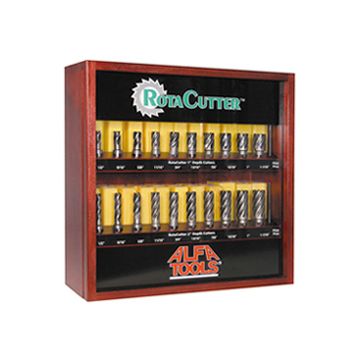 100PC HSS ROTA CUTTER DSPLY CABINET