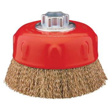 2" x 1/4" COARSE CUP BRUSH CLAMSHELL